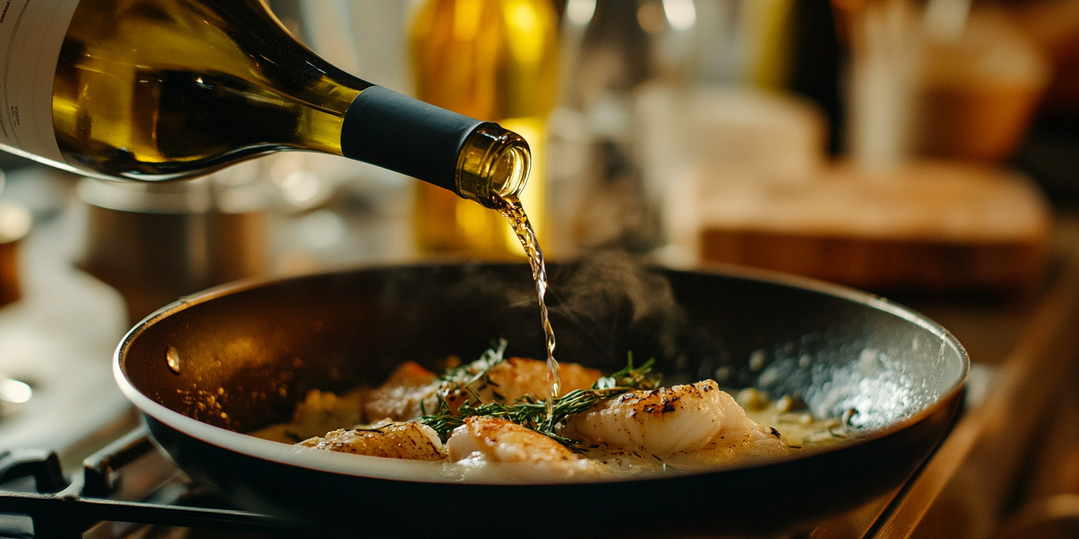 Cooking with wine